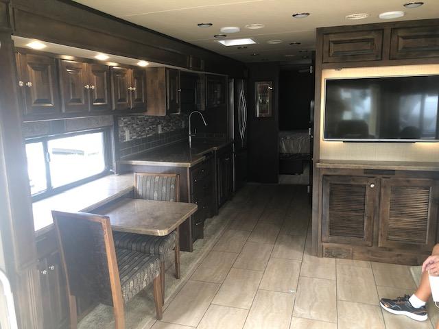 View of the Motorhome facing the Rear